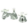 Kingston Brass KS3961PX 8" Widespread Bathroom Faucet, Polished Chrome KS3961PX